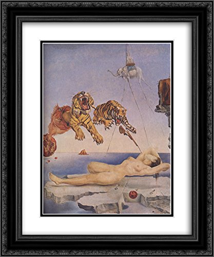 Amazon.co.jp: Salvador Dali 2 xマット20 x 24ブラックOrnateフレーム